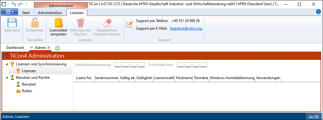 Admin_Lizenzen_Installation