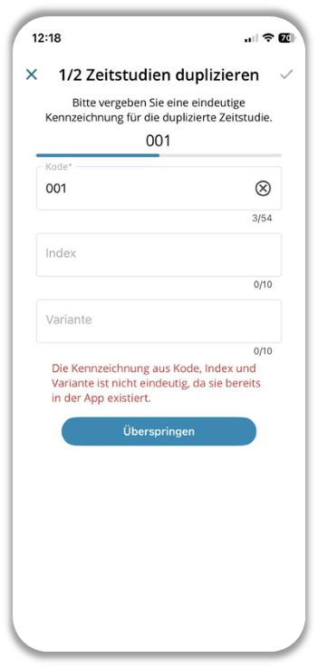 Duplizieren-Dialog